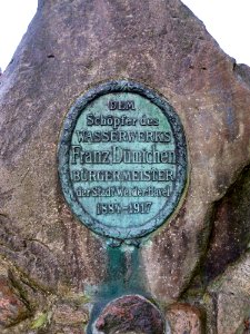 Dümichen Gedenkstein 2
