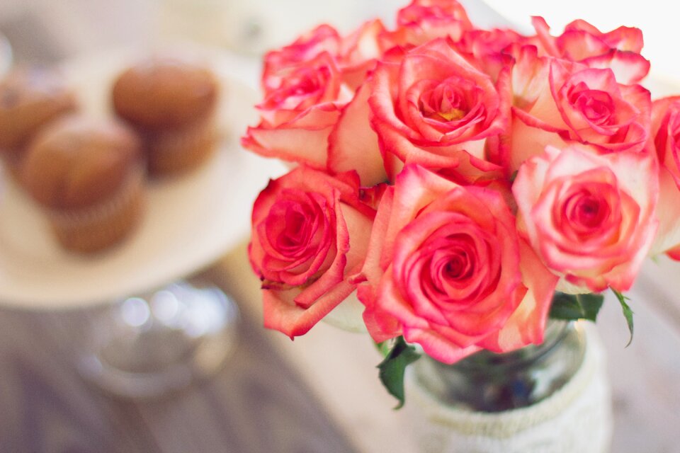 Flowers bouquet pink