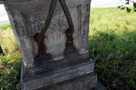 Dörenhagen - Wegekreuz Hohenliethweg - Inschrift Rückseite