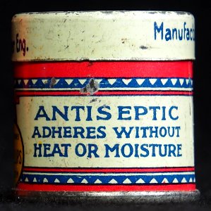 Dalzo zinc oxide adhesive plaster tin, laboratoires BE Phillips Nossegem, foto7