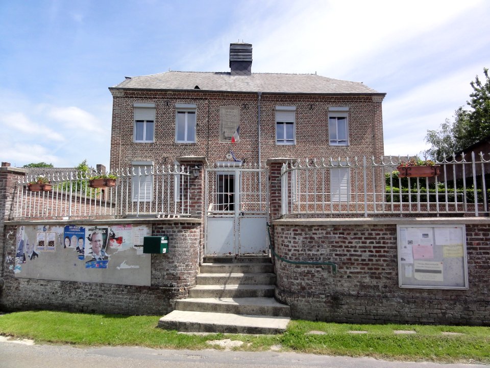 Dagny-Lambercy (Aisne) mairie-école