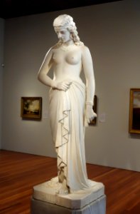 Dalilah by William Wetmore Story, 1877, marble, view 2 - De Young Museum - DSC00894