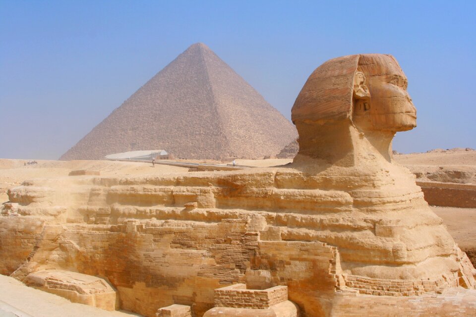 Sphinx sandstorm haze