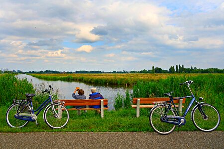 Togetherness relaxing resting photo