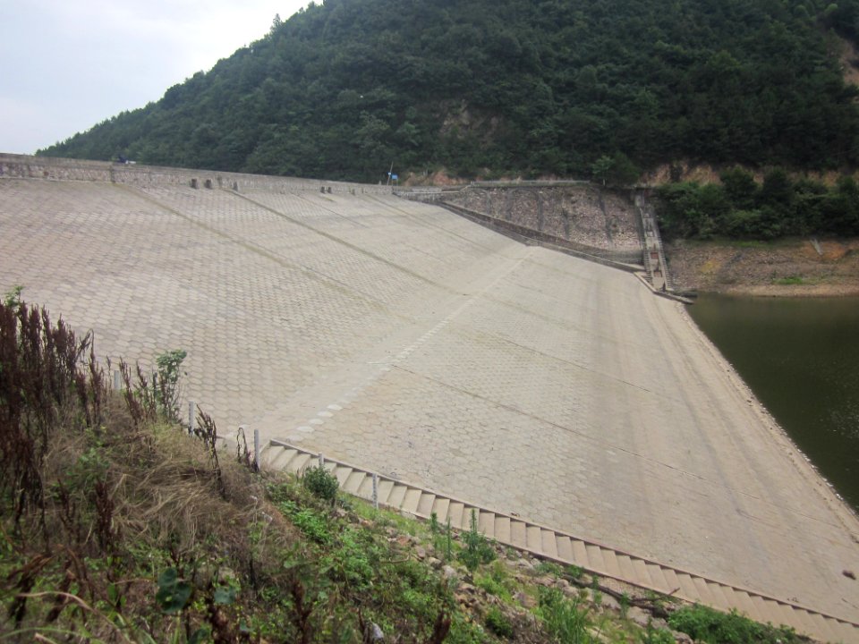 Dam of Hedong Reservoir, Xiangxiang, Hunan, China1