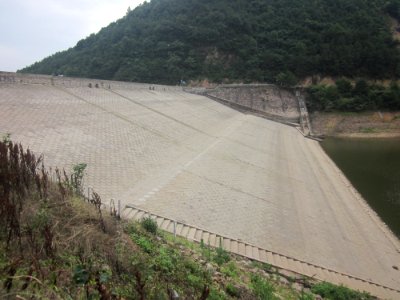 Dam of Hedong Reservoir, Xiangxiang, Hunan, China1