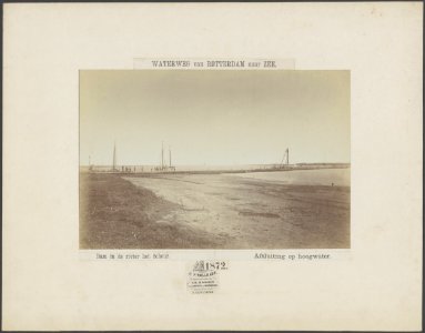 Dam in de rivier het Scheur. Afsluiting op hoog water, Bestanddeelnr 505