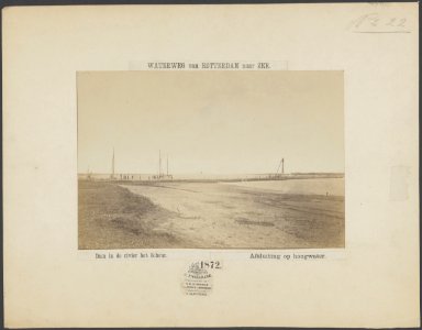 Dam in de rivier het Scheur. Afsluiting op hoog water, Bestanddeelnr 162
