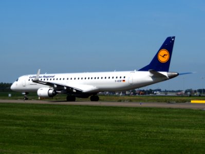 D-AEBP Lufthansa Regional E190 at Schiphol (AMS - EHAM), The Netherlands, 16may2014, pic-3