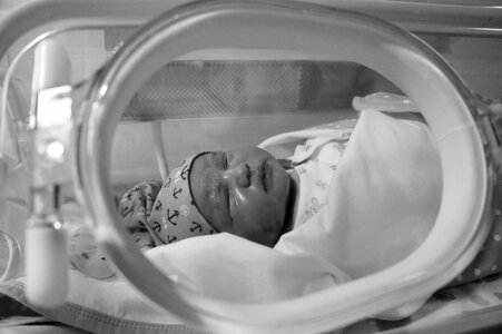 Cute newborn tiny