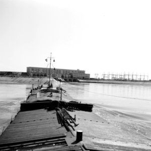 Damco 230 voor de waterkrachtcentrale in het Grand Canal d'Alsace bij Ottmarshe…, Bestanddeelnr 254-1210