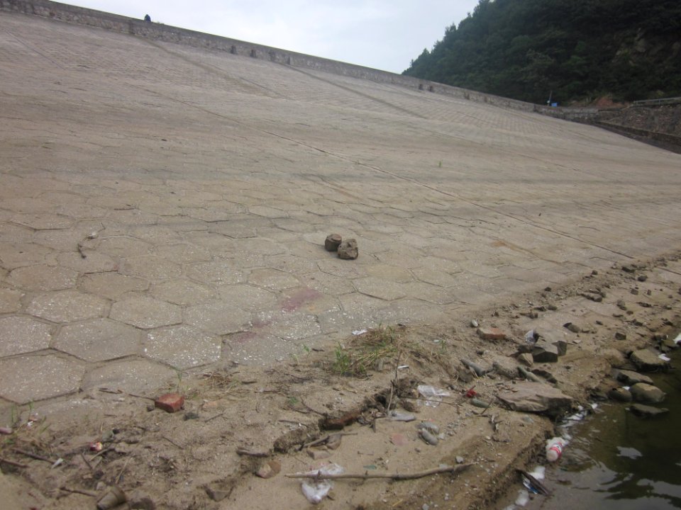 Dam of Hedong Reservoir, Xiangxiang, Hunan, China3