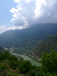 Dadu River in Luding County, Sichuan, China, 2018, Picture1