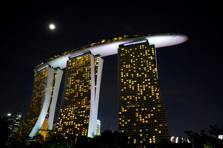 Night lights city