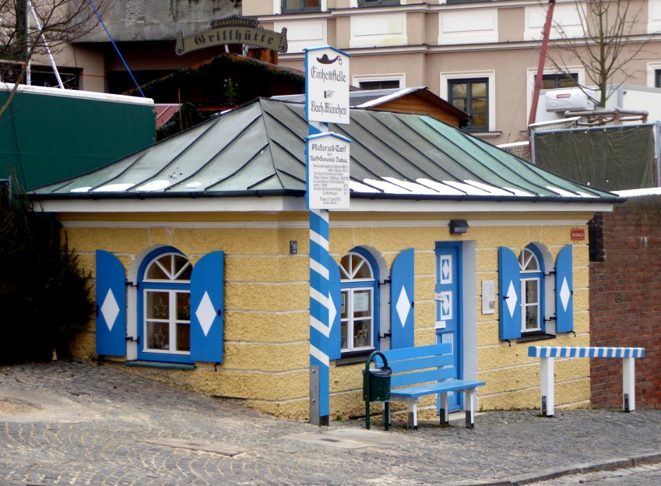 Dachau, Zollhäusl von Nordwesten, 2