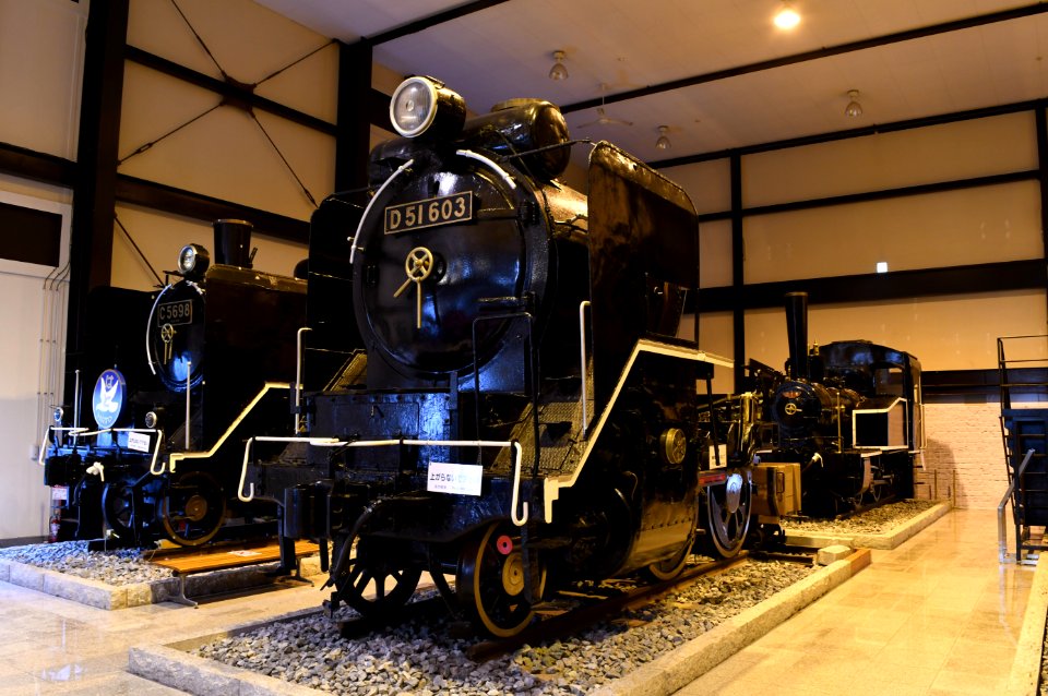 D51 603 in Diorama Kyoto Japan