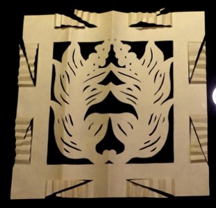 Cut paper 2 - Cultural Assets Repository - Motsuji, Hiraizumi, Iwate - DSC04672