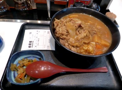 Curry rice with beef of Yoshinoya photo