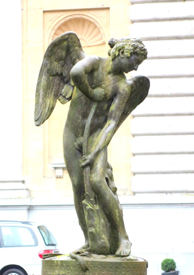 Cupid Cutting His Bow from the Club of Hercules, by Edmé Bouchardon - Royal Museum for Central Africa - DSC05657