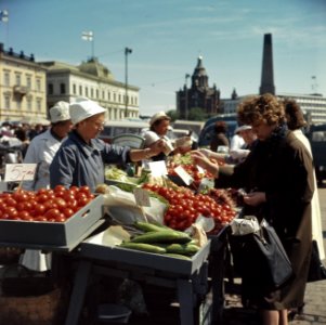 Dagelijkse markt in , Bestanddeelnr 254-7419