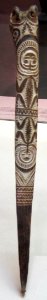 Dagger, Papua New Guinea, Maprik district, Seragum Village, Wosera people, carved pig bone, Honolulu Academy of Arts