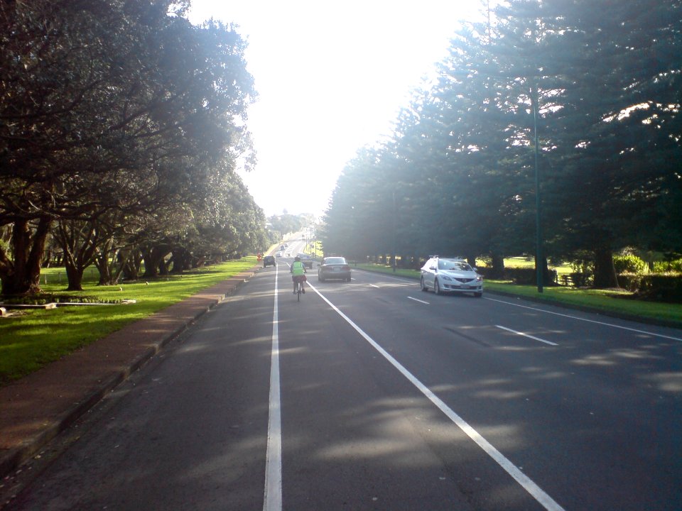 Cycle Lanes Through Narrow Neck Area