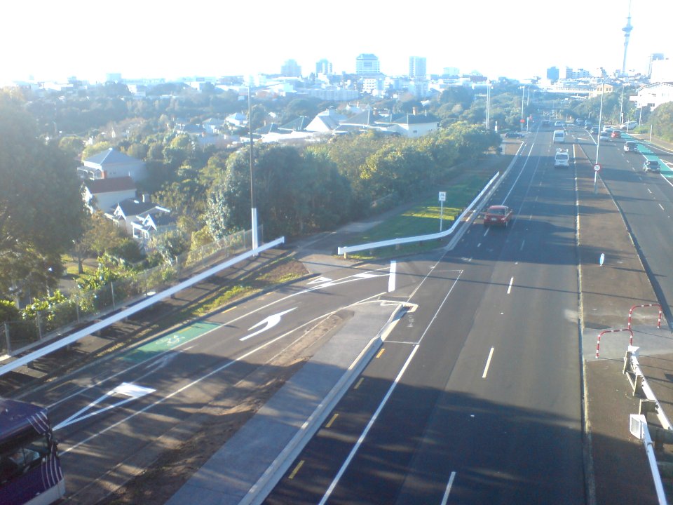 Cycle Lane On-Ramp Of Ian McKinnon