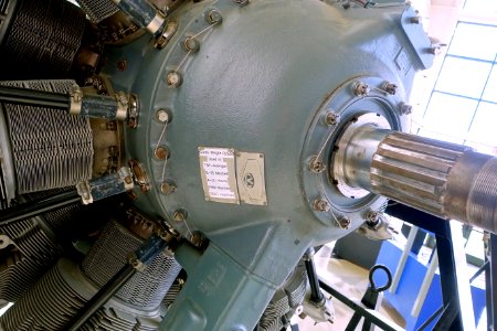 Curtis Wright R2600 engine detail - Evergreen Aviation & Space Museum - McMinnville, Oregon - DSC00501