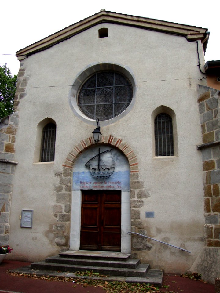 Cuzieu (Loire, Fr) église, façade