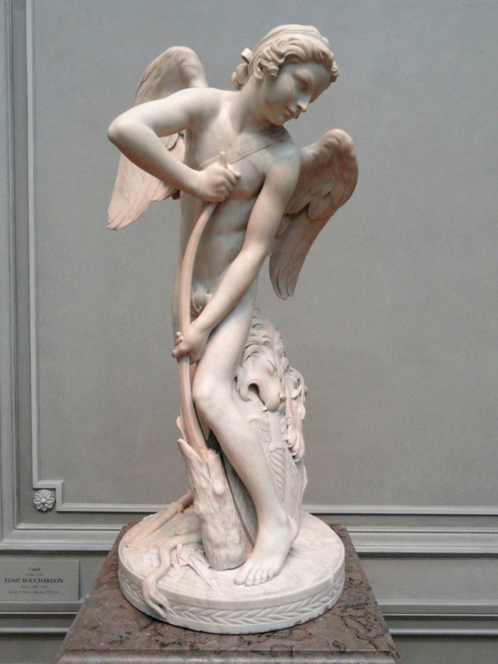 Cupid by Edme Bouchardon, 1744, marble - National Gallery of Art, Washington - DSC09968