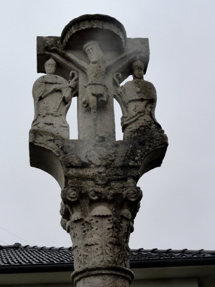 Cutry (Meurthe-et-M.) croix de chemin 1839, détail