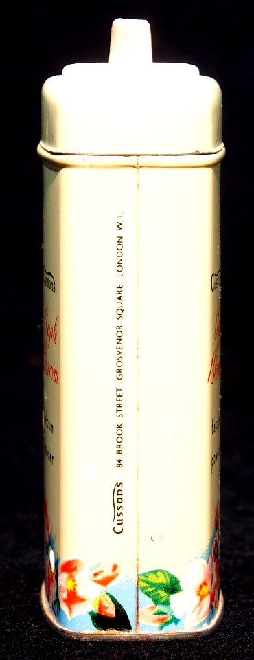 Cussons Apple Blossom talcum powder tin, pic5