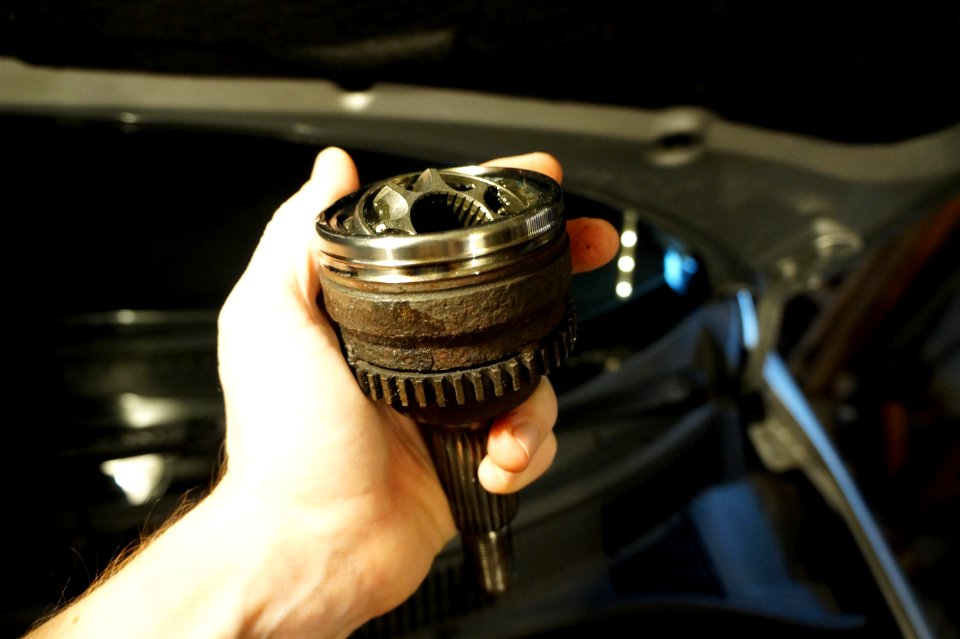 CV Joint with broken tone ring