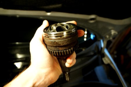 CV Joint with broken tone ring