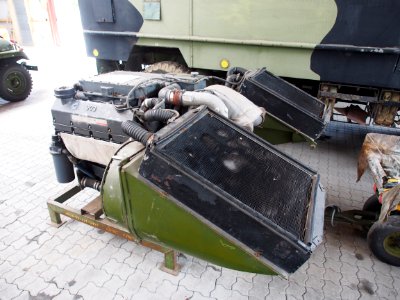 Cummings Engine company 465 HP Diesel for a M41 DK-1 Walker Bulldog in Aalborg Forsvars- og Garnisonsmuseum, pic3