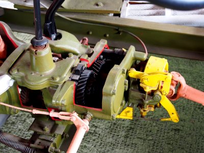 Cut-away jeep in Aalborg Forsvars- og Garnisonsmuseum, pic6