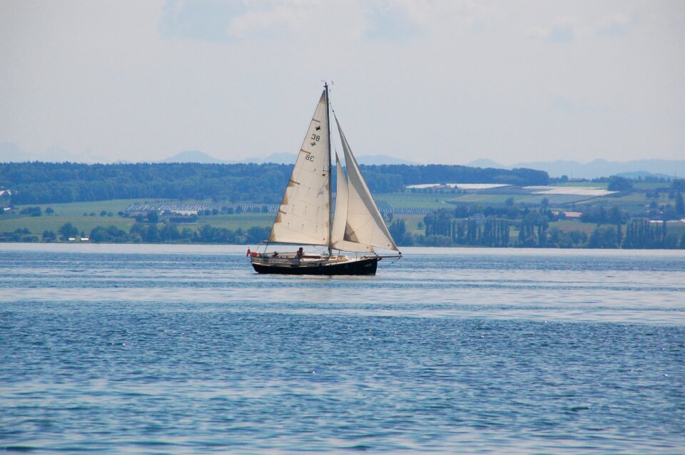Water summer sailing boat