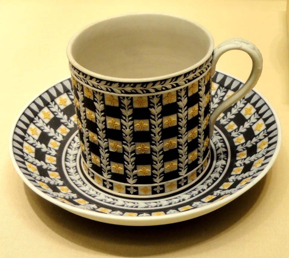 Cup and Saucer, Wedgwood, c. 1820-1830 - Nelson-Atkins Museum of Art - DSC08768