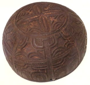 Cup, Marquesas Islands, coconut shell, Honolulu Museum of Art, 208.1