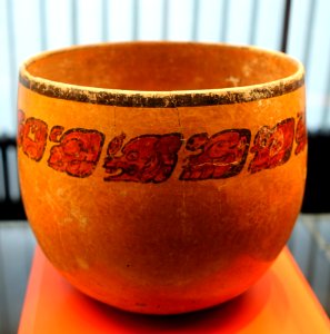Cup - Classic Maya - Ethnological Museum, Berlin - DSC00715