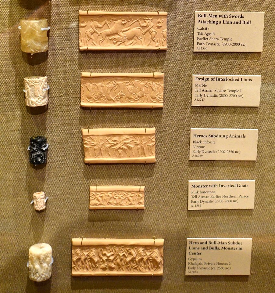 Cylinder seals - Oriental Institute Museum, University of Chicago - DSC07220