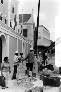Curacao, Willemstad straatbeelden met o.a. markt, Bestanddeelnr 927-8467