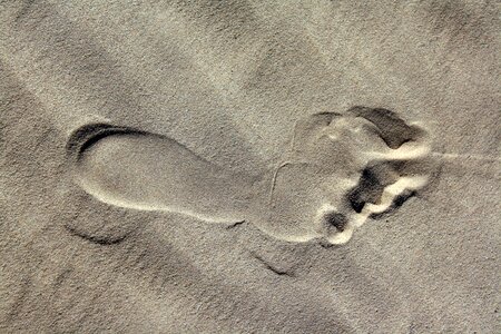 Barefoot footstep journey