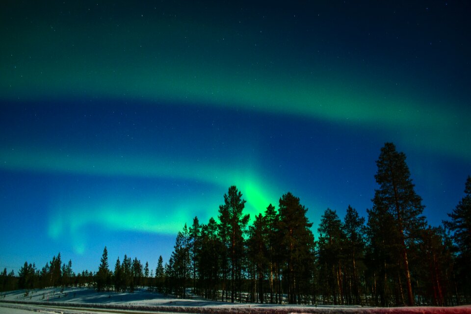 Light phenomenon lapland finnish lapland