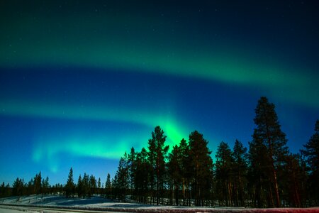 Light phenomenon lapland finnish lapland photo