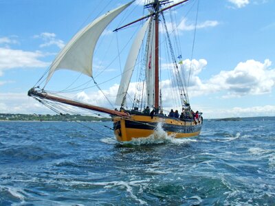 Sailboat former brest