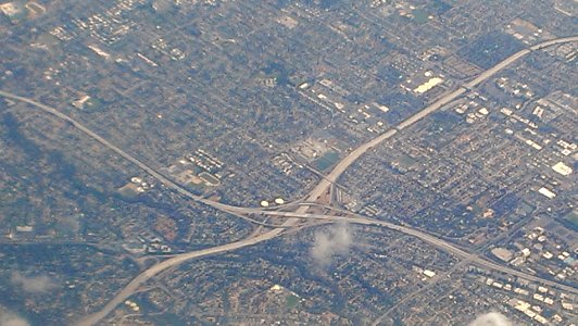 Cupertino-junction-280-and-85-Aerial-from-west-August-2014 photo