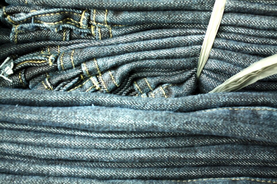 Garment fashion blue