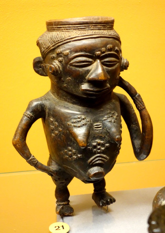Cup for palm wine - Kuba - Royal Museum for Central Africa - DSC06216