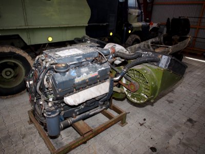 Cummings Engine company 465 HP Diesel for a M41 DK-1 Walker Bulldog in Aalborg Forsvars- og Garnisonsmuseum, pic2